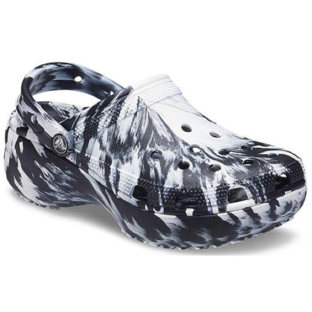 Women's Blue (Wmns) Classic Platform Marbled Clog